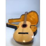 A Spanish Cordoba Classical guitar - inner label A. Dotras Cordoba in a hard case