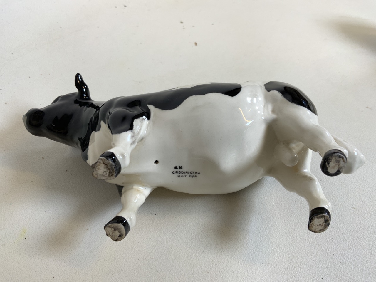 Beswick Cattle family group of bull, Cow and 2 calfs. A Champion Coddington Hilt Bar bull marked - Bild 6 aus 13