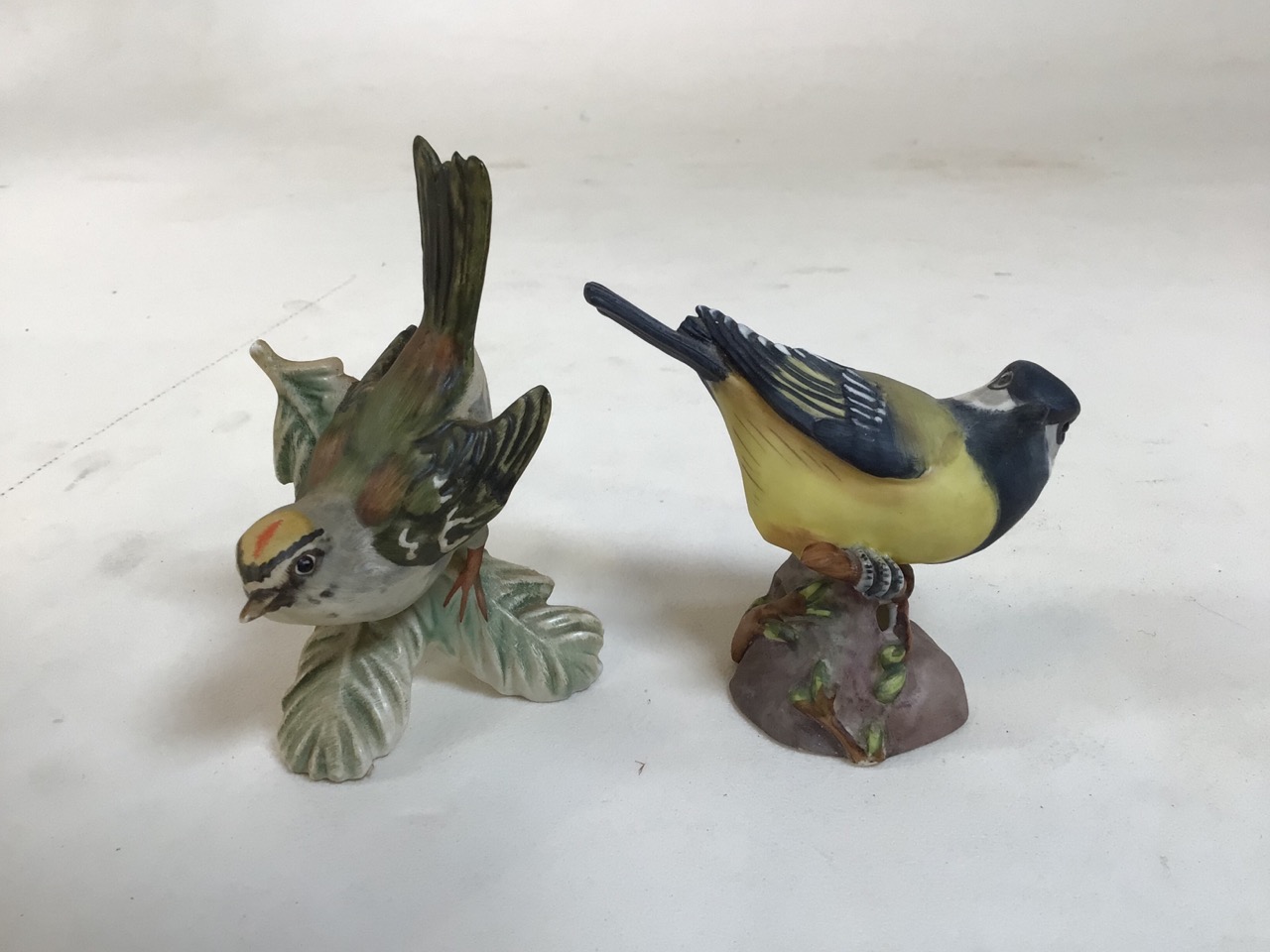 8 ceramic bird figures, from Royal Worcester, Goebel of West Germany and Beswick. Bullfinch, Great - Bild 2 aus 9