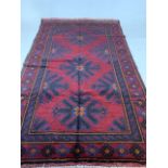 A new Baluchi rug. W:84cm x H:137cm
