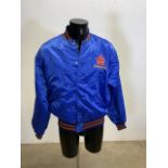 A London Monarchs vintage bomber jacket. Size XL