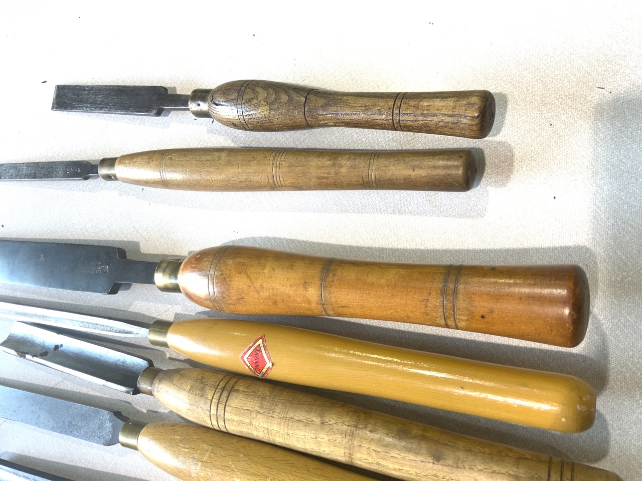 A selection of woodworkers chisels tools, Diamic, Staples, J W Smith etc. - Image 4 of 5