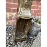 An Art Deco garden or conservatory heater. With plaque marked B verso. H:92cm