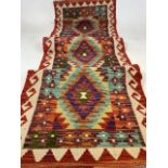 Chobi Kilim runner W:63cm x H:207cm