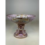 A large comport in Meissen style W:46cm x H:37cm