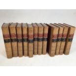 Twelve volumes of Gibbons Roman History - the decline and fall of the Roman Empire. Printed for A