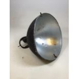 A vintage metal light W:47cm x H:58cm