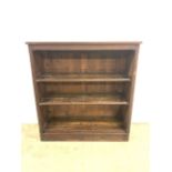 A small set of pine bookshelves. W:97cm x D:33cm x H:102cm