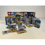 Mixed Lego sets including Lego City Advent Calendar and Star Wars Advent Calender, Bionicle, Knights