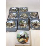 A quantity of Wedgwood collectors plates by Bradford exchange from the Life on The Farm