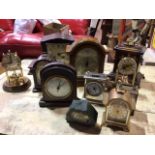 A quantity of clocks in A/f condition also with stands