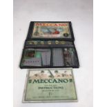Vintage Meccano No 1 set, boxed and with original instructions