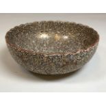 A Japanese Satsuma Thousand Butterfly bowl, early twentieth century. Chip to rim. W:21.5cm x H:8cm