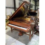 A C.Bechstein grand piano Berlin. Measuring 6ft 8. C. Early 1900s. Mahogany frame, tapered legs