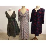 a quantity of dresses including Cath Kidson, Seasalt, Adolpho Dominguez, Joules