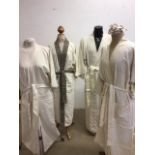 Four Raw silk kimonos