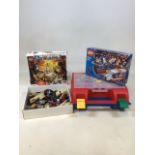 Lego Spider-Man ref 4857 also with a carry case and box of miscellaneous lego pieces