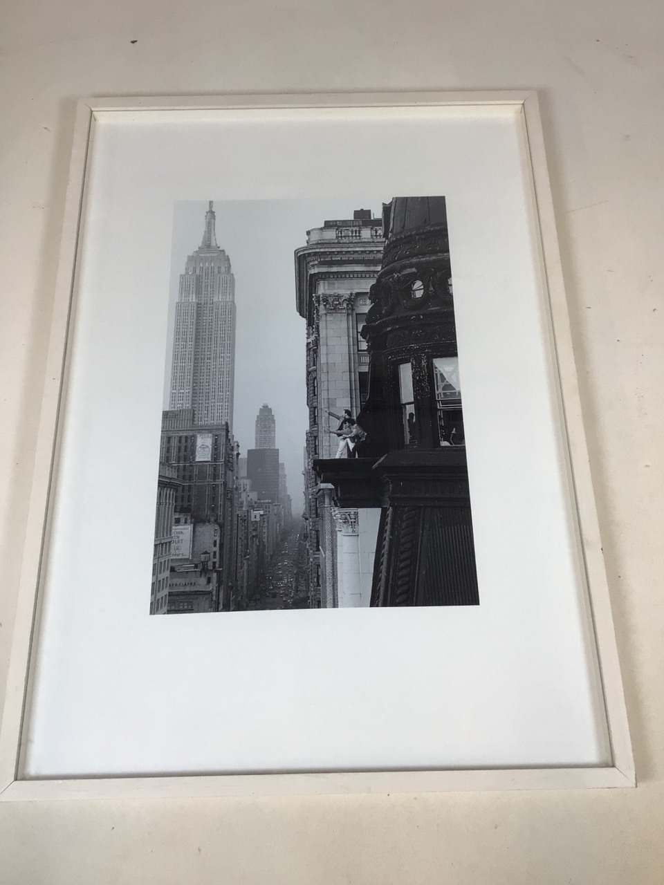 Emily Andersen framed photograph entitled Vertigo View 1988, Selinium-toned gelatin silver print,