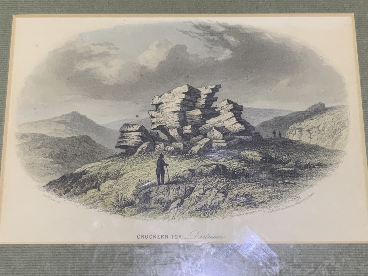 Local Devon interest, engravings by T Allom, Tavistock Abbey, Bicton House also with Crockern Tor - Bild 4 aus 4