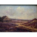 A 19th century oil on board. Signed lower left. Image W:24cm x H:18cm