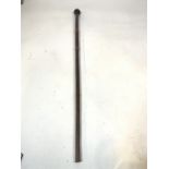 A 19th century African war club with original grips. Lengthy 102cm