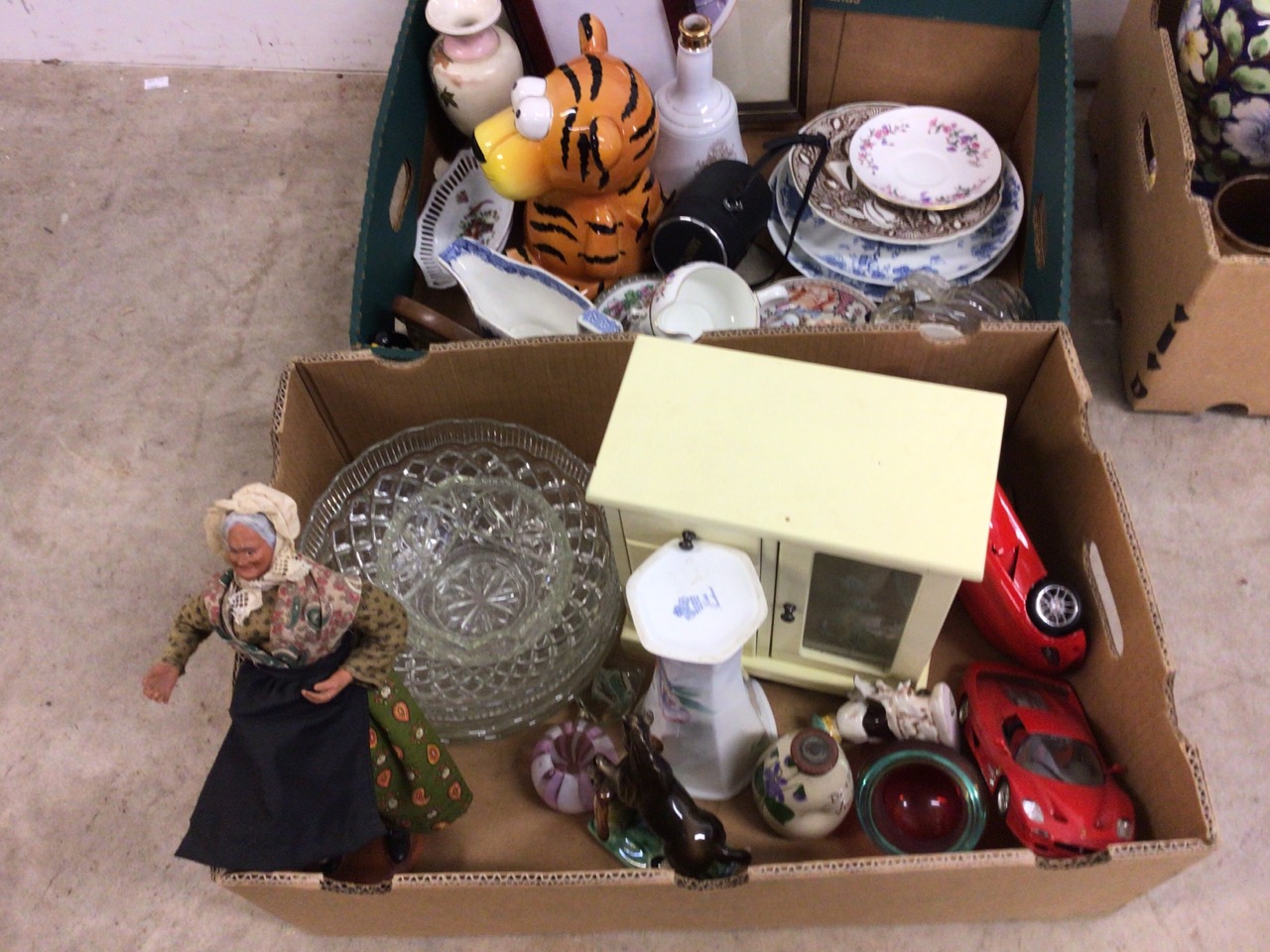 Three boxes of mixed ceramics and other items - Image 4 of 4
