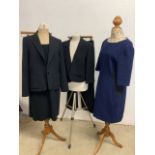 A quantity of Jaeger items in size 14, includes 2 tailored dresses, a trouser suit, a skirt suit,