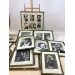 A quantity of signed early twentieth century actor photographs - see photographs - includes
