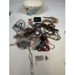 A quantity of costume jewellery including Trifari, a Pop Swatch, Butler and Wilson Stars and Stripes