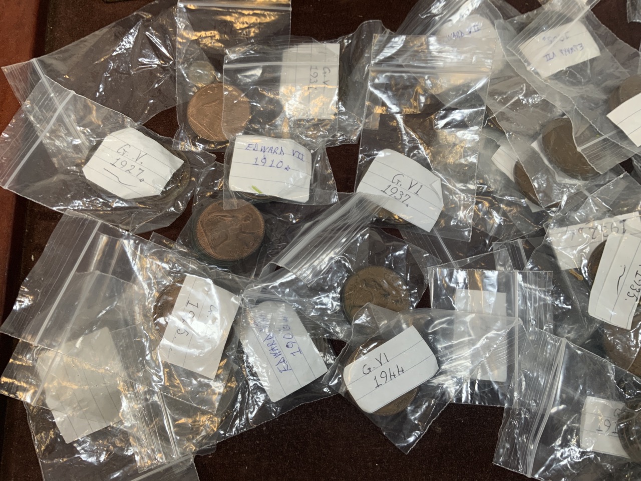 A large collection of early 20th century coinage. - Bild 3 aus 7