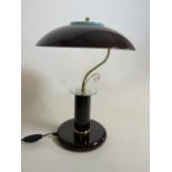 A Vintage style mushroom table lamp. H:42cm