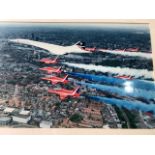 A Concorde and red arrows photograph.