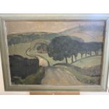 An oil on board by W.S.Langridge of Derbyshire. W:54cm x H:38cm