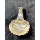 A rare Georgian caddy spoon, Peter and Anne Bateman 1792.