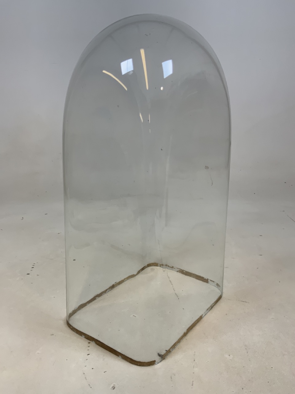 A large rectangular Victorian glass dome. H:47cm - Image 2 of 4