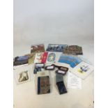 Cunard and other passenger liner ephemera including luggage tags, a Liberty address book, key fobs