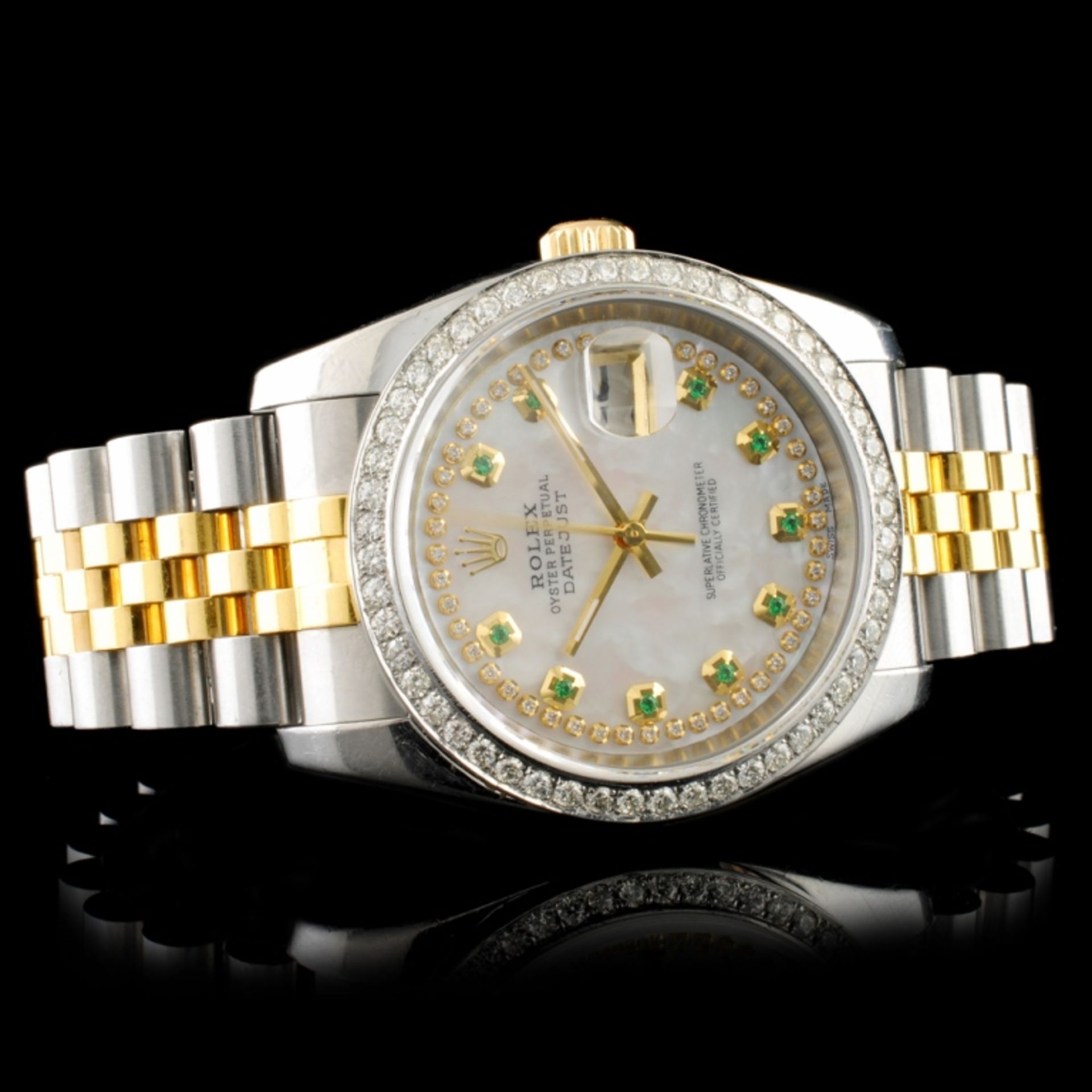 Rolex DateJust 116233 YG/SS Diamond 36MM Watch - Image 2 of 7