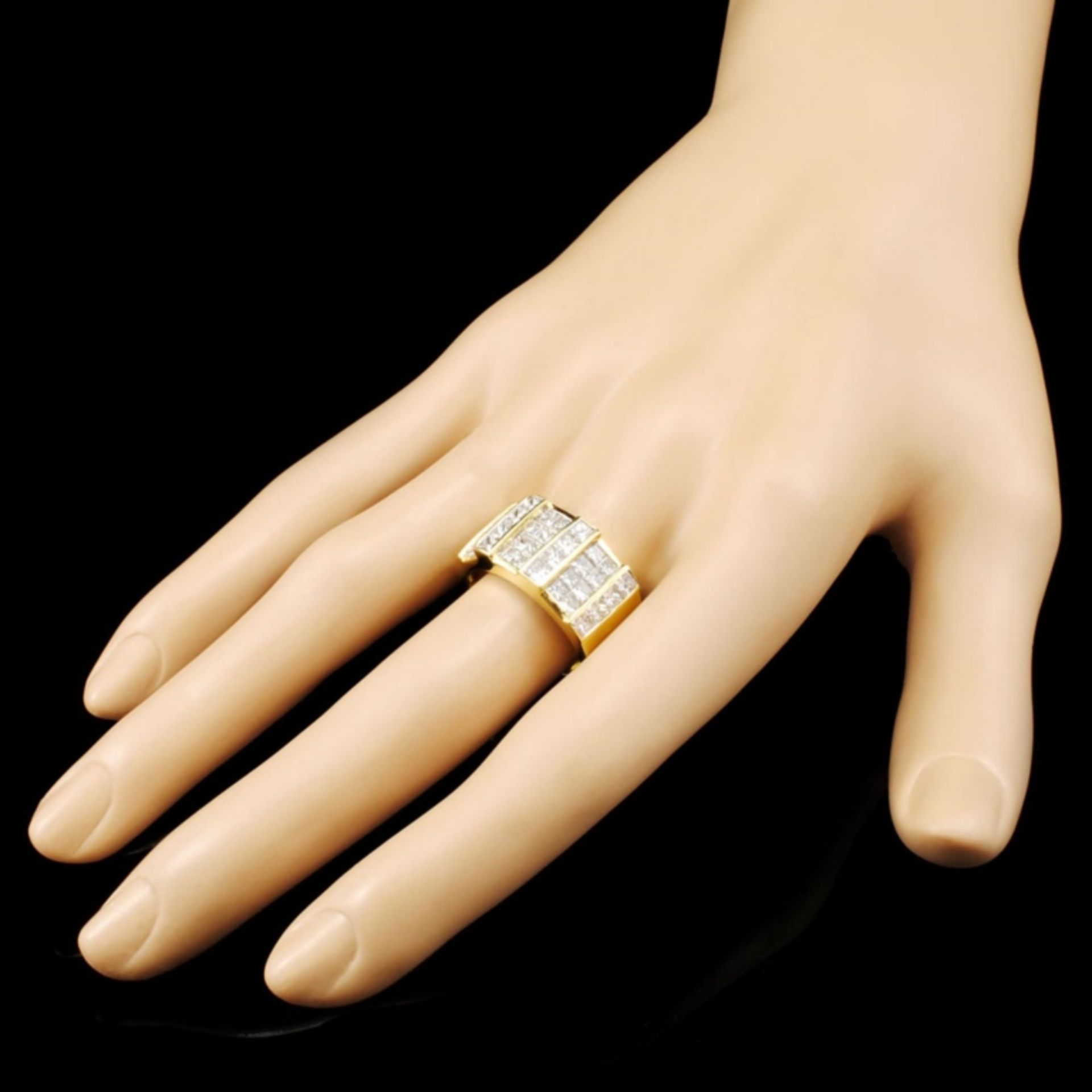 18K Gold 3.60ctw Diamond Ring - Image 3 of 5