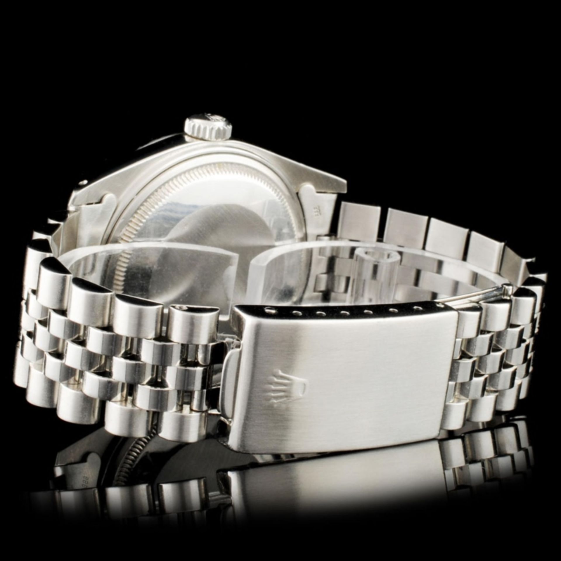 Rolex DateJust SS Diamond Wristwatch - Image 5 of 7