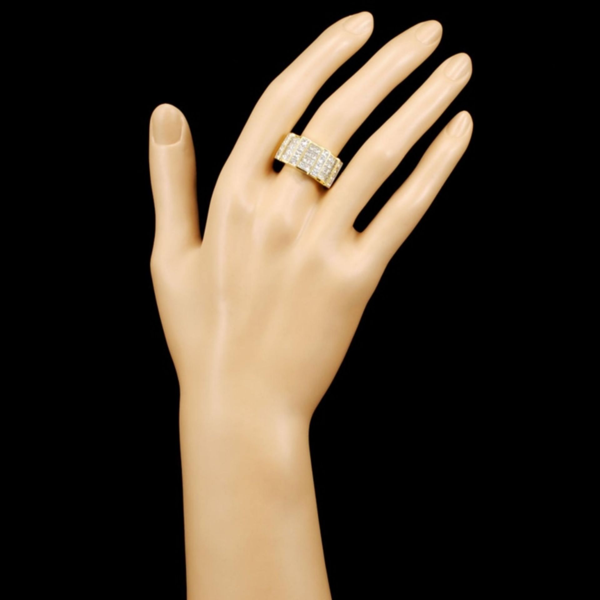 18K Gold 3.60ctw Diamond Ring - Image 4 of 5