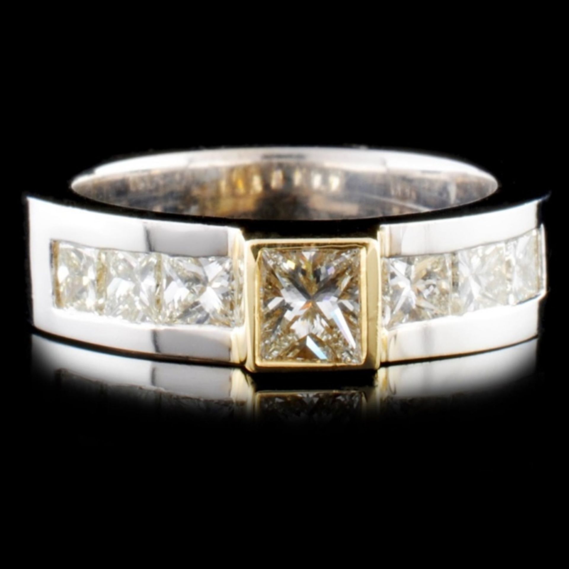 14K TT Gold 0.86ctw Diamond Ring - Image 2 of 3