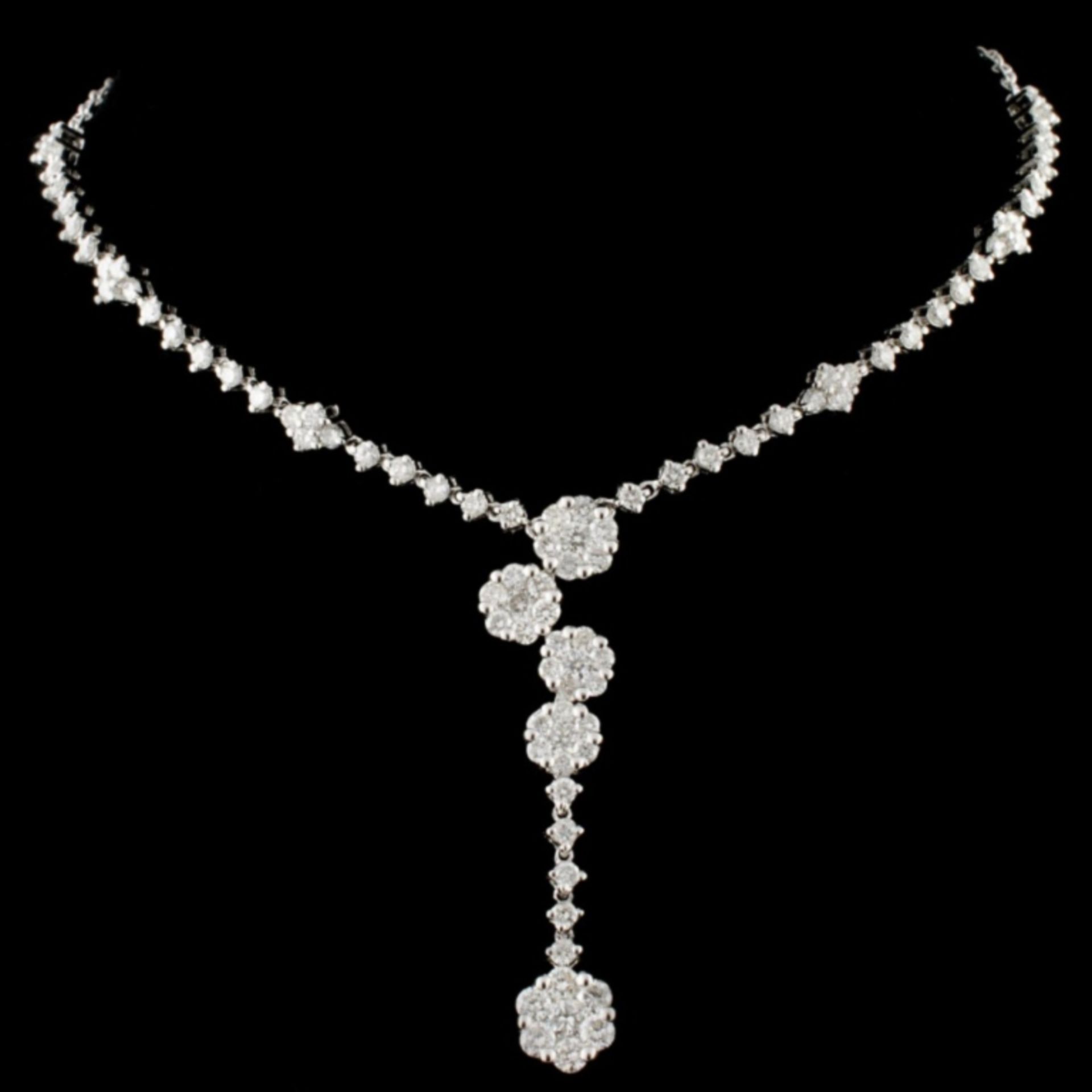 14K White Gold 2.02ctw Diamond Necklace - Image 2 of 3