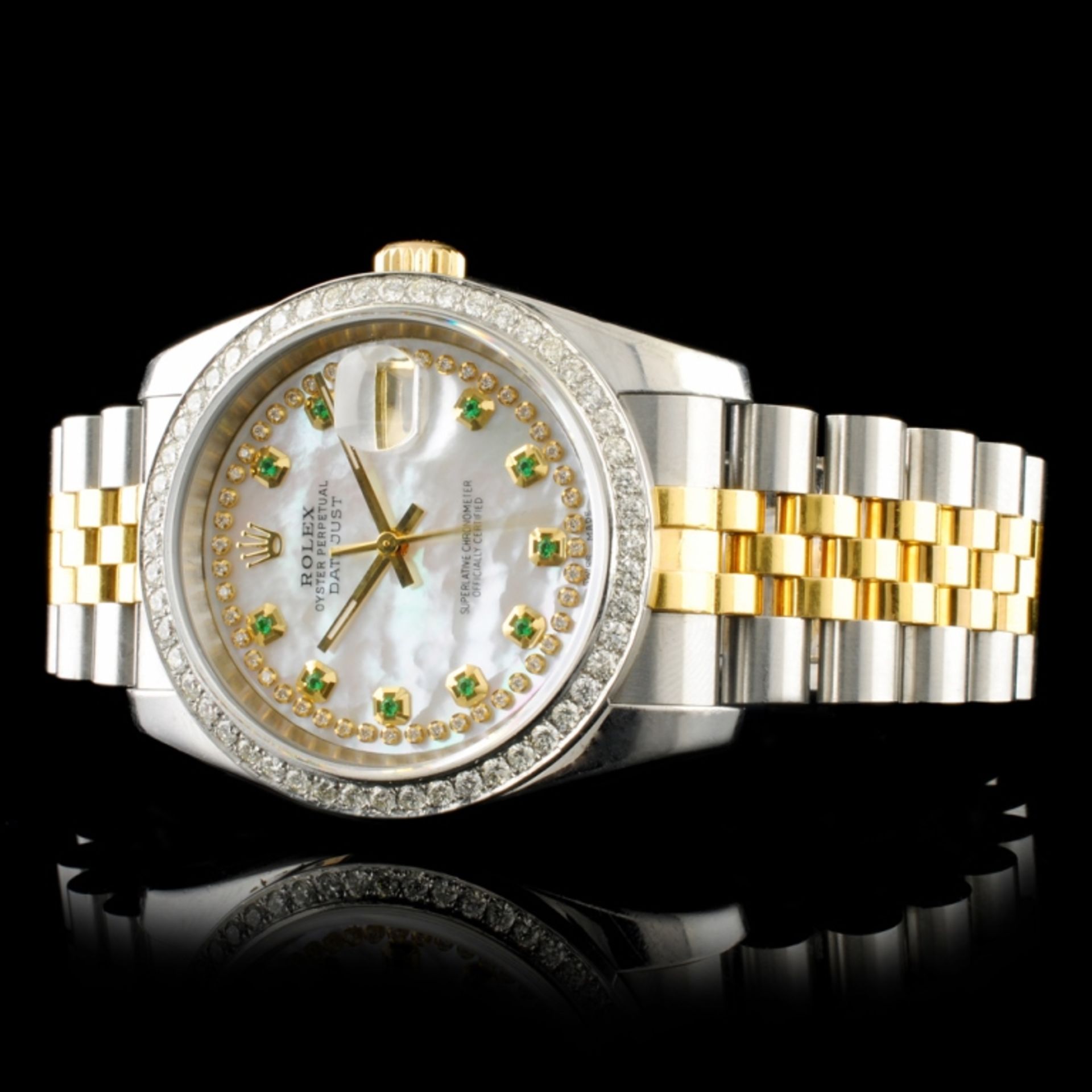 Rolex DateJust 116233 YG/SS Diamond 36MM Watch - Image 3 of 7