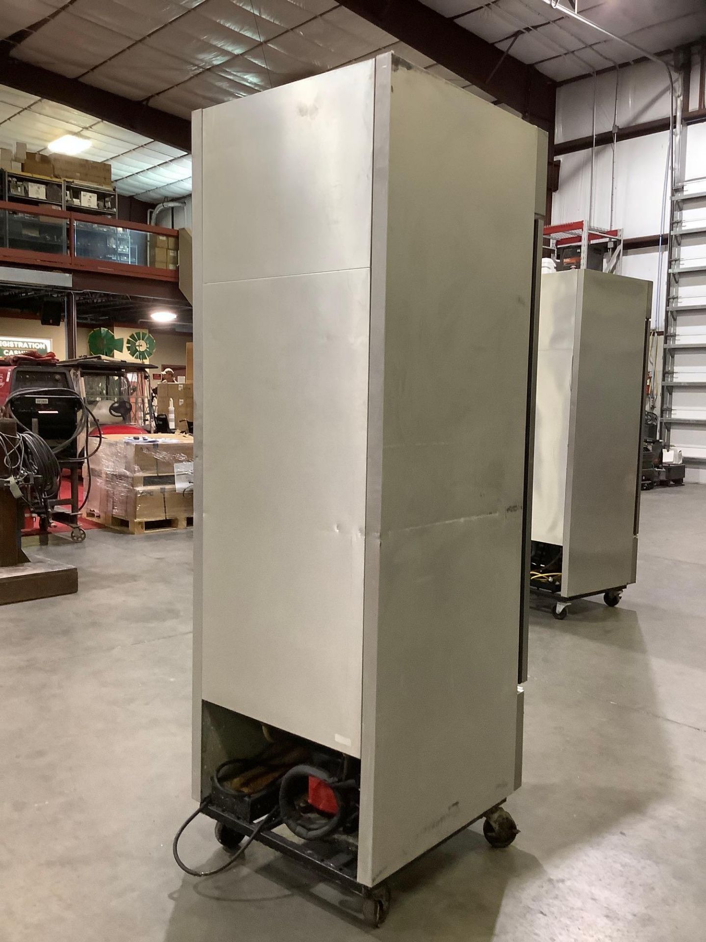 TRUE COMMERCIAL SINGLE DOOR REFRIGERATOR MODEL T-19F, APPROX 27” W x 30” L x 84” T, WORKS - Image 17 of 20