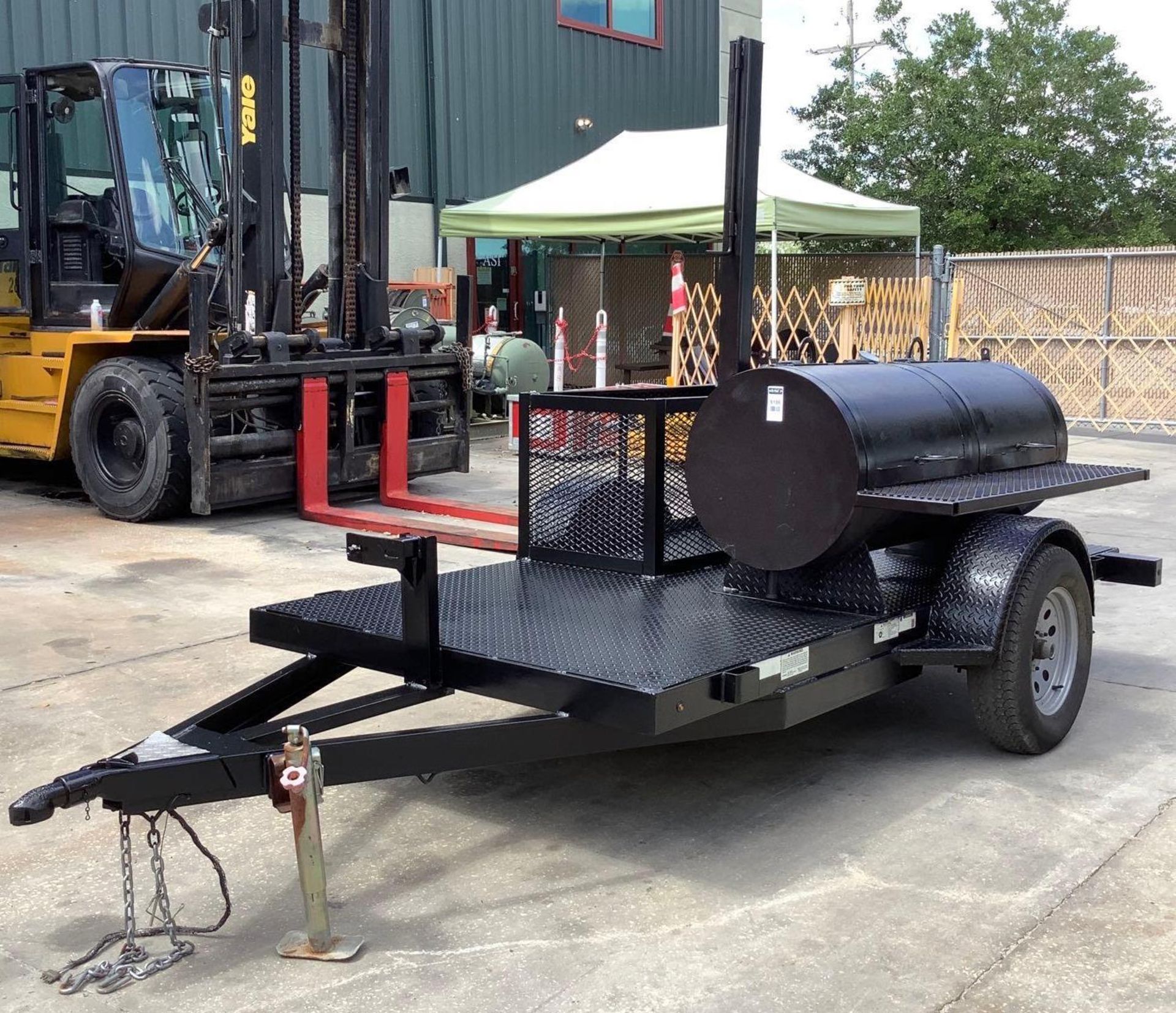 TRAILER MOUNTED INDUSTRIAL GRILL