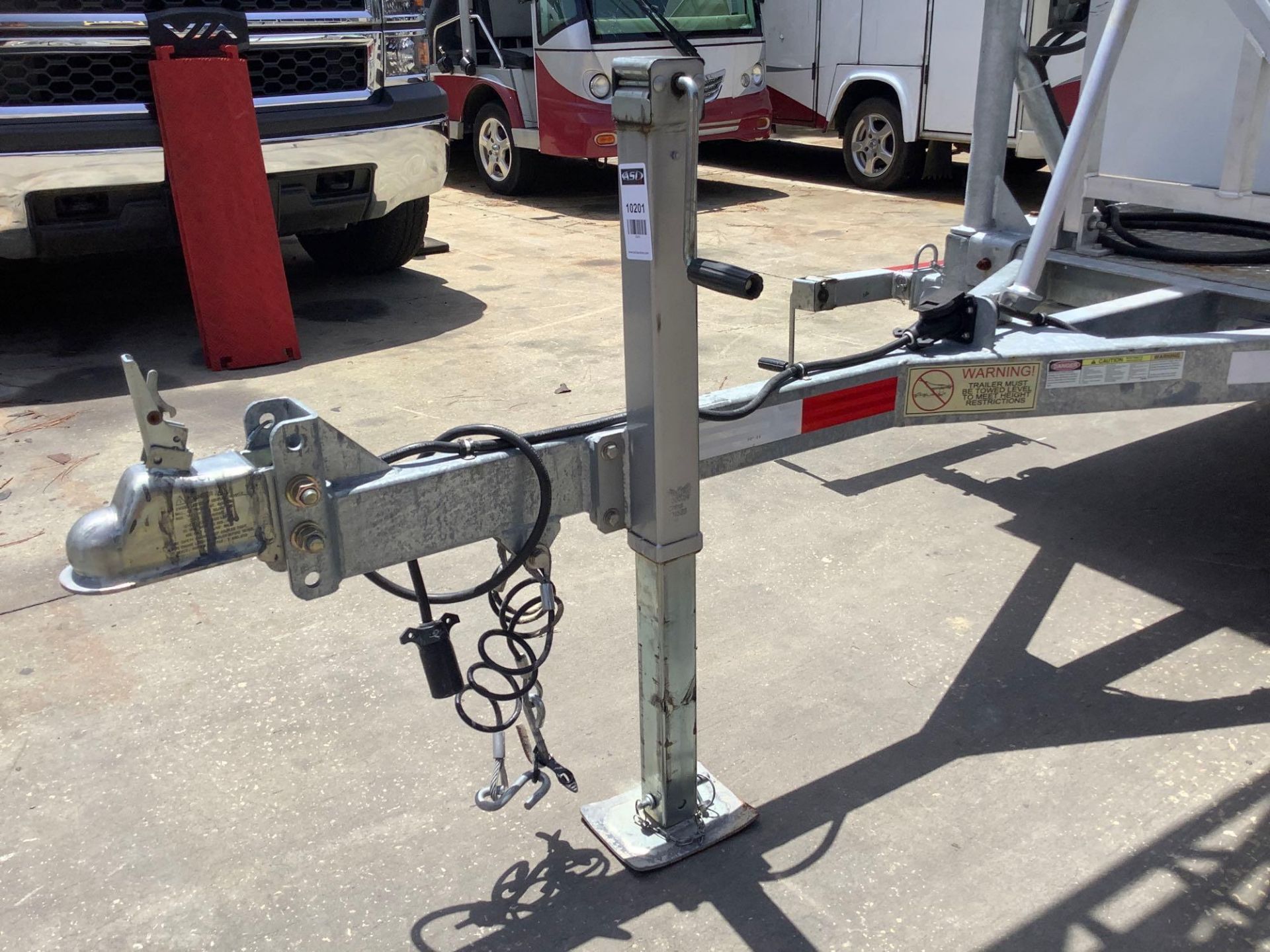 ALUMA MOBILE TOWER UNIT TRAILER WITH SUNSPARK SOLAR TYPE SMX260P ATTACHED - Image 22 of 27