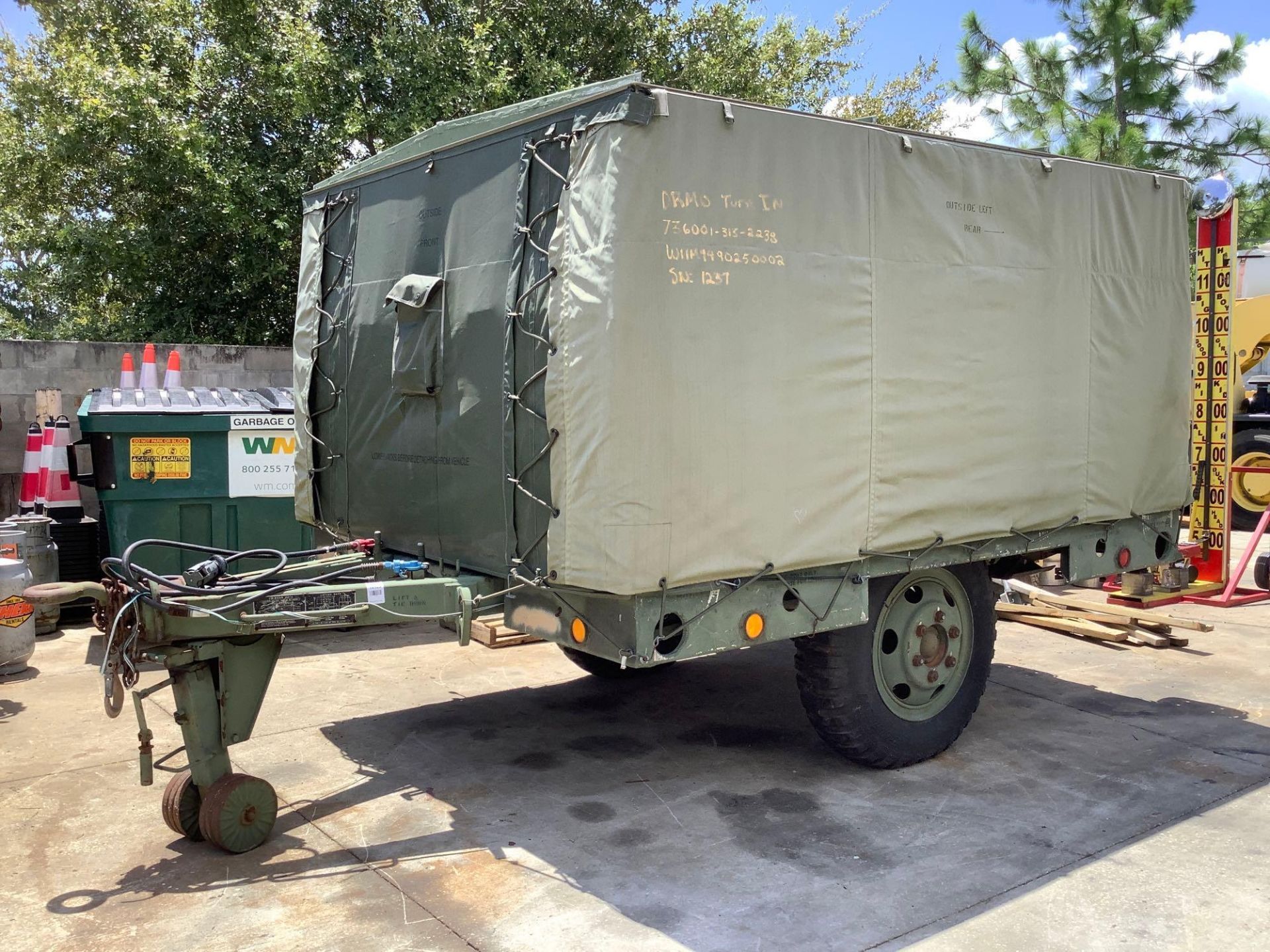 ***ATLANTIC INDUSTRIES FIELD KITCHEN MODEL MKT-90 TRAILER MOUNTED ON CHASSIS 1 1/2 TON 2 WHEEL TRAIL - Image 3 of 25