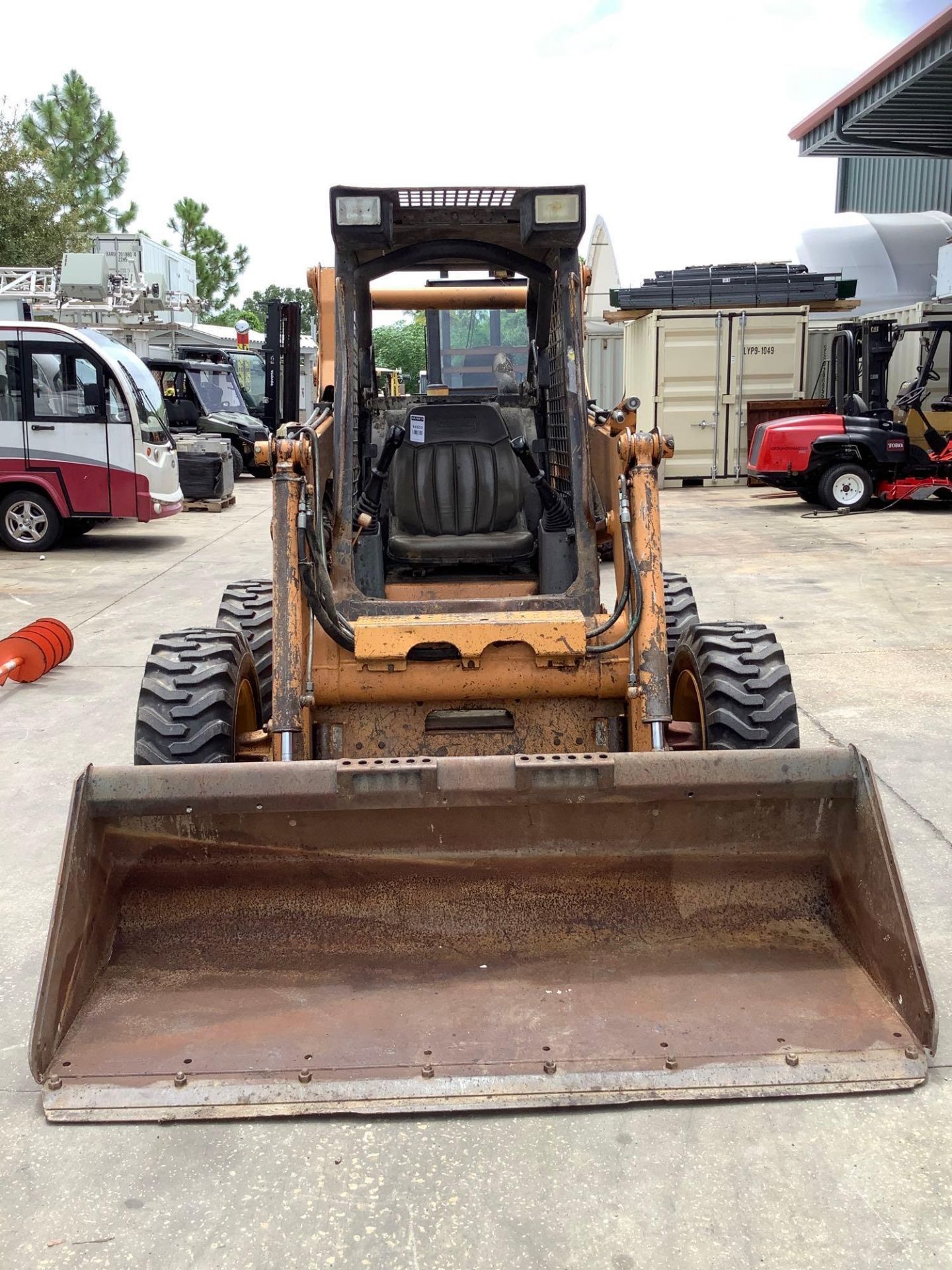 CASE SKID STEER MODEL 75XT, DIESEL, BUCKET APPROX 73” W, RUNS AND OPERATES - Image 12 of 22