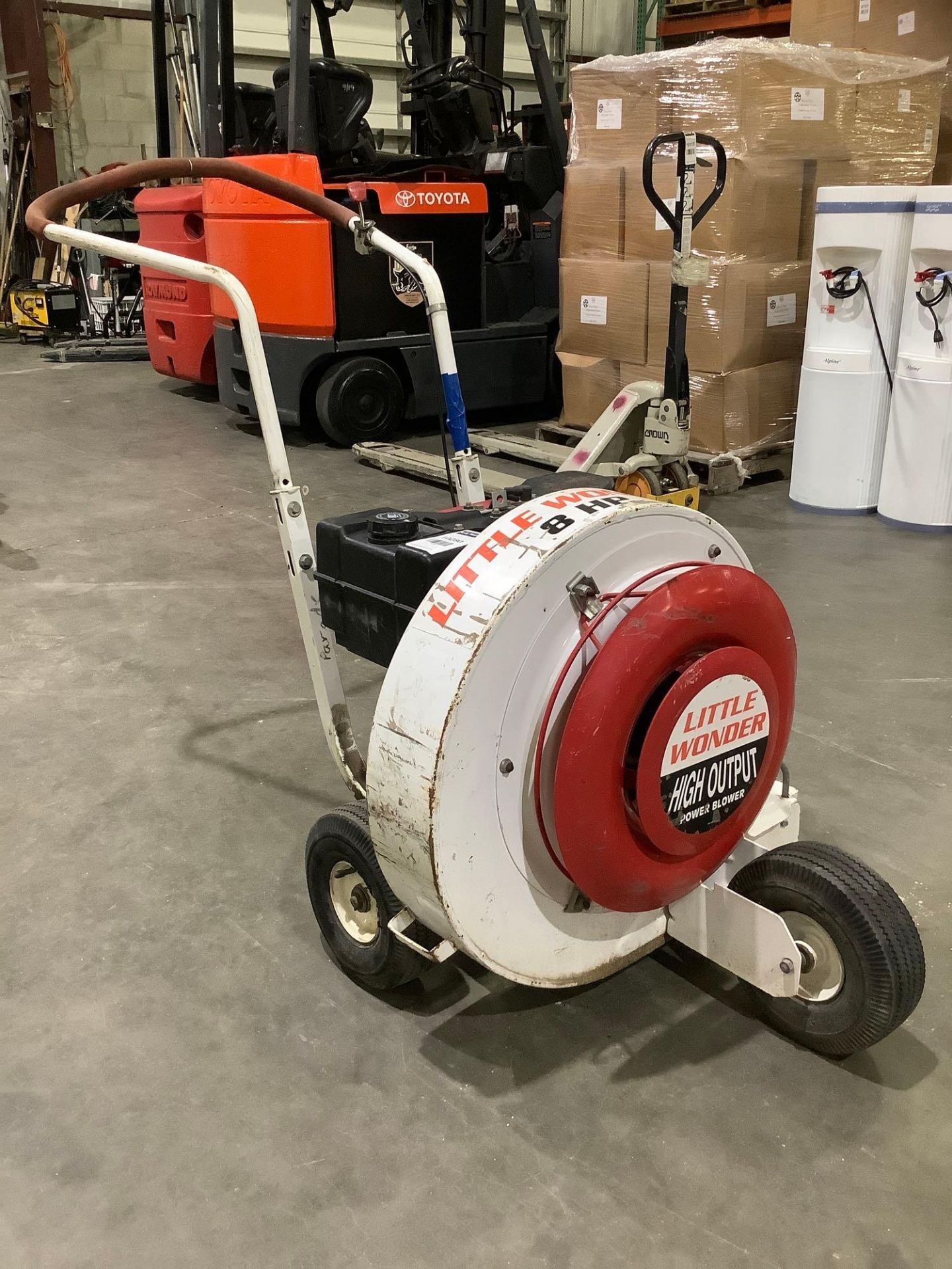 LITTLE WONDER HIGH OUTPUT BLOWER MODEL9810HO WITH BRIGGS & STRATTON INDUSTRIAL PLUS 8HP MOTOR, GAS P