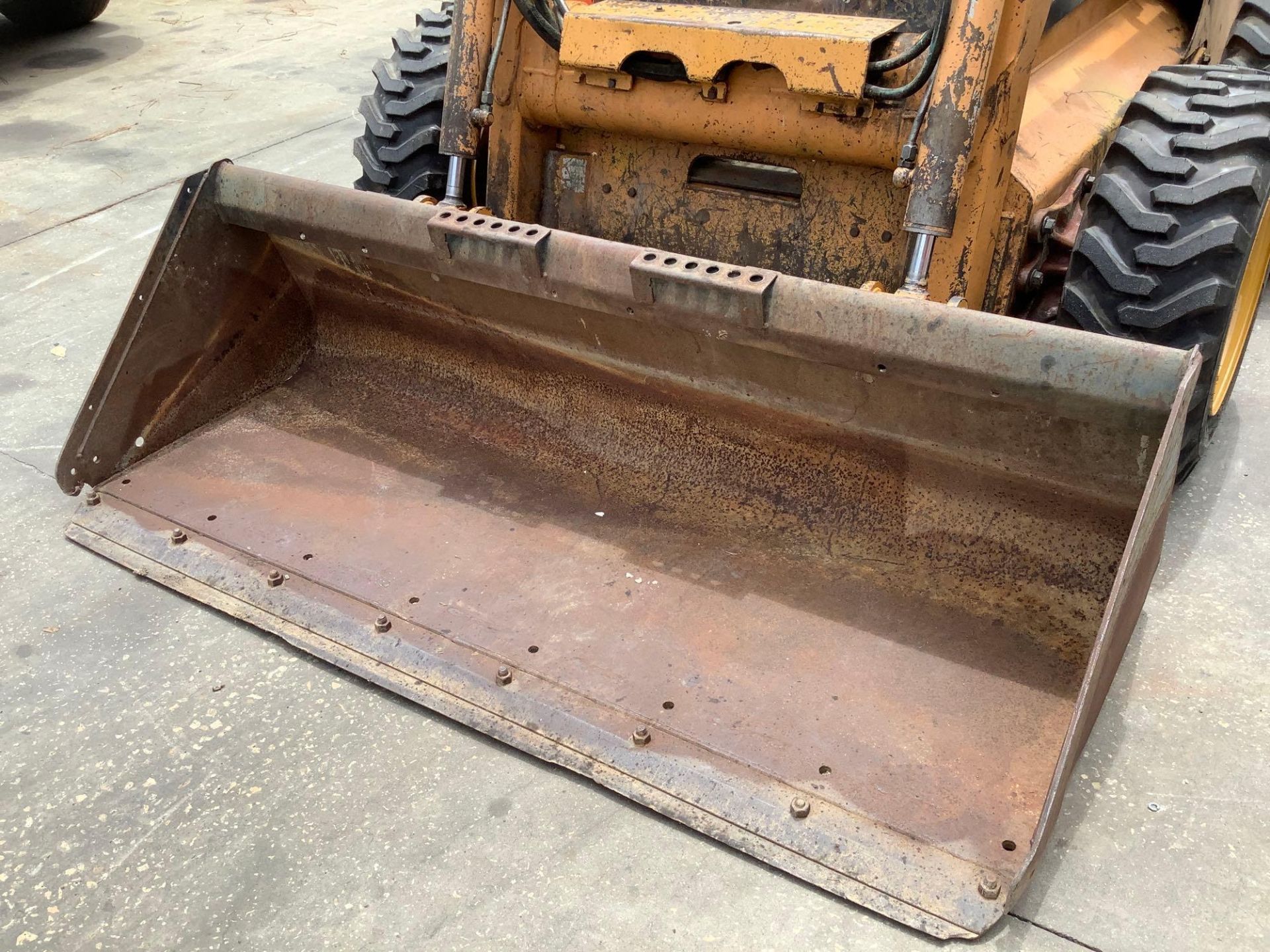 CASE SKID STEER MODEL 75XT, DIESEL, BUCKET APPROX 73” W, RUNS AND OPERATES - Image 13 of 22